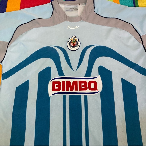 Vintage Chivas jersey oswaldo Sanchez goalie jersey Reebok large